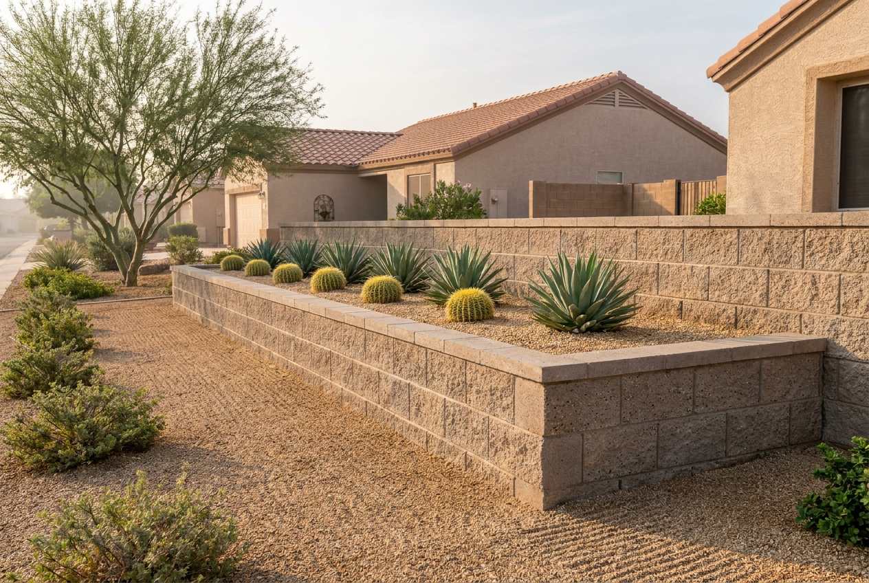 Retaining Walls & Planters in Sun City AZ