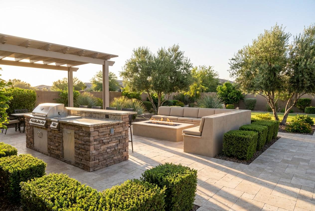 Outdoor living & fire features in Sun City, AZ